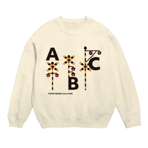 踏切ABC Crew Neck Sweatshirt