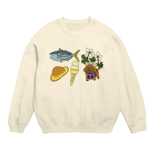 高知愛しちゅ〜 Crew Neck Sweatshirt