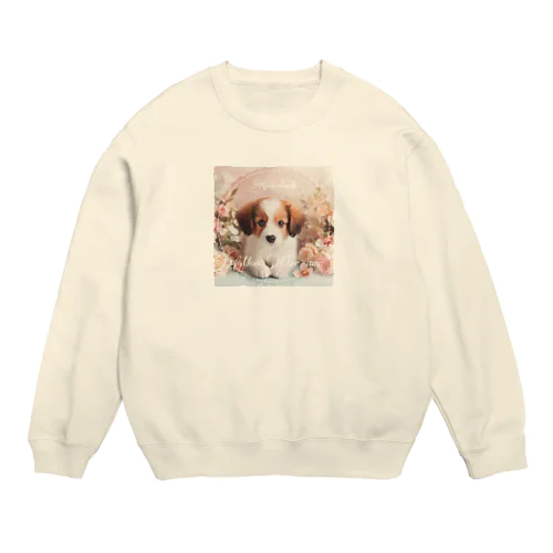 キュートなコーイケルホンディエ🐶puppy Crew Neck Sweatshirt