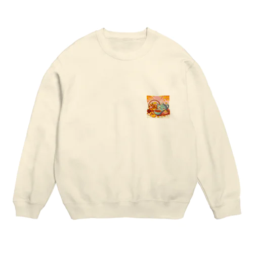 イチョウと紅茶シリーズ① Crew Neck Sweatshirt