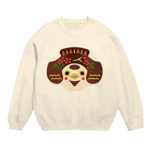 ふくら雀 Crew Neck Sweatshirt