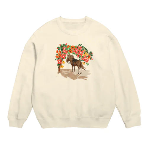 花々のトンネル Crew Neck Sweatshirt