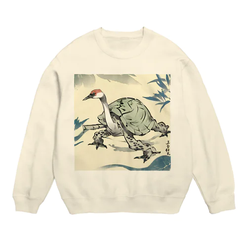 鶴亀ちゃん　パート２ Crew Neck Sweatshirt