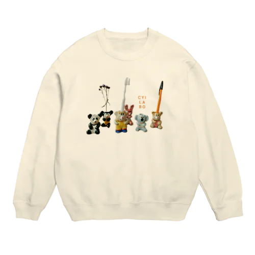 スタンドくん Crew Neck Sweatshirt