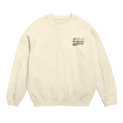 水面の幻想 Crew Neck Sweatshirt