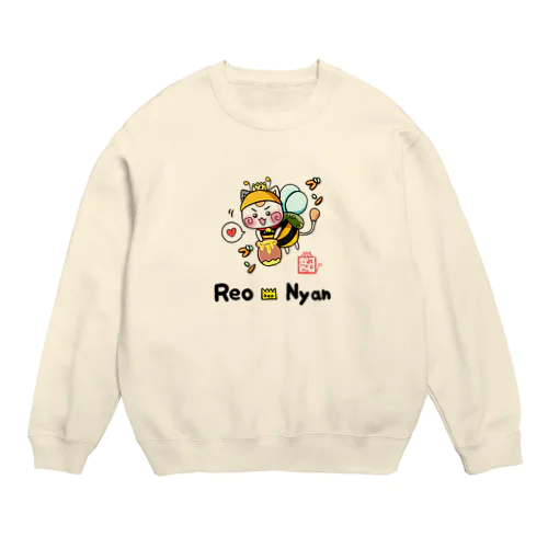 みつばち☆旅猫王子れぉにゃん Crew Neck Sweatshirt