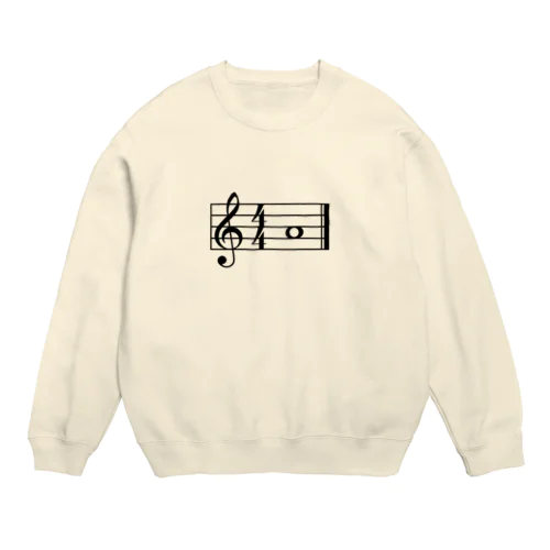 次のピアノの発表会で弾く曲 (短っ！) Crew Neck Sweatshirt