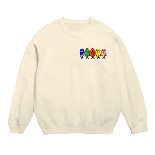 たまごレンジャーズ。字なしVer. Crew Neck Sweatshirt