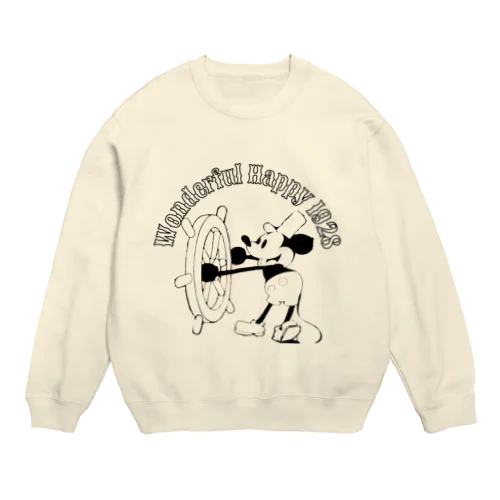 ハッピーマウス Crew Neck Sweatshirt