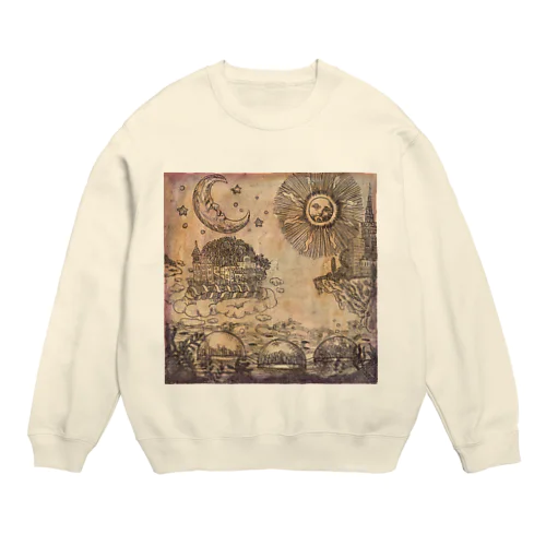 古代人の未来設計 Crew Neck Sweatshirt