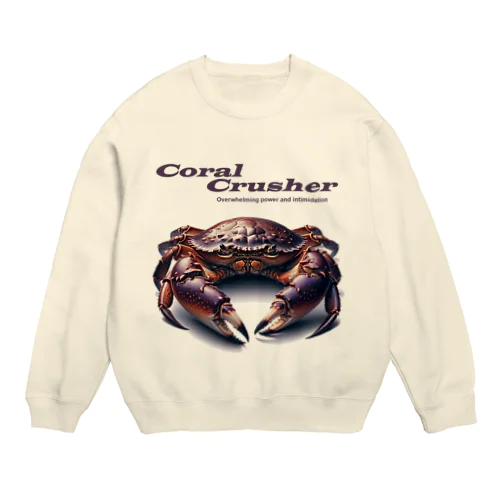 Coral Crusher Crew Neck Sweatshirt