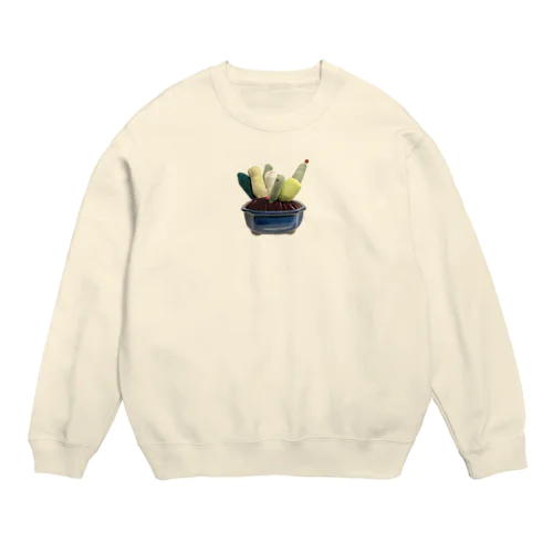 寄せ植え Crew Neck Sweatshirt