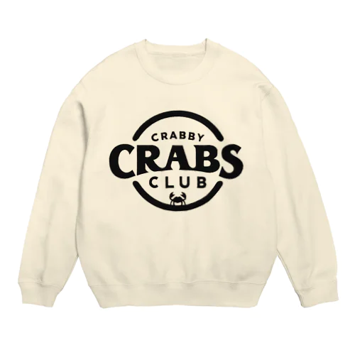 CRABBY CRABS CLUB シンプルロゴ スウェット