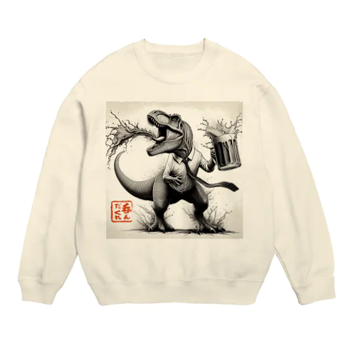 呑んだくれ！　 Crew Neck Sweatshirt