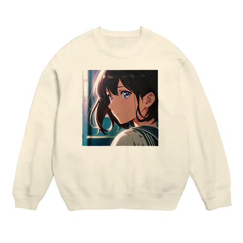 あの子横顔 Crew Neck Sweatshirt