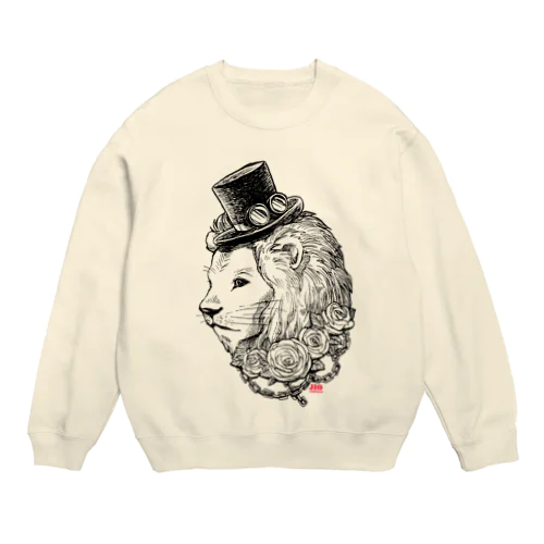 ライオン伯爵 Crew Neck Sweatshirt