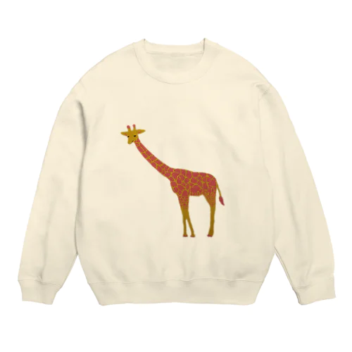 おさんぽ(キリン)   Crew Neck Sweatshirt