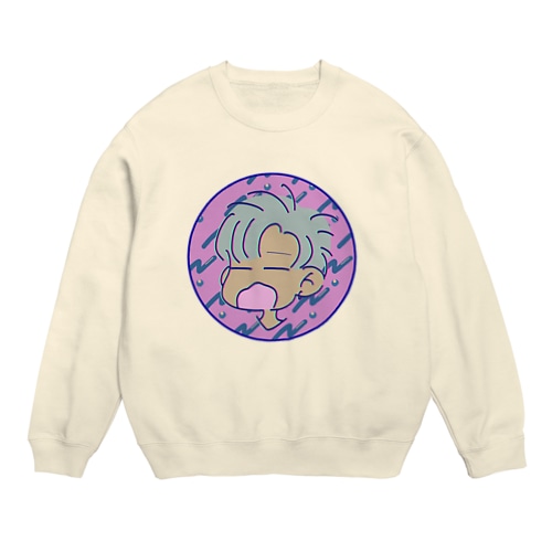 おしゃれなにゃむにゃむくん Crew Neck Sweatshirt