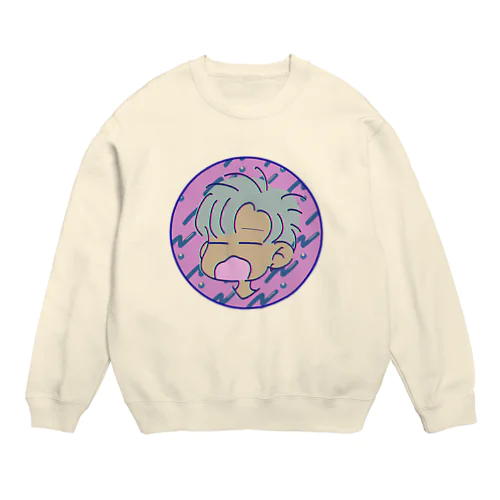 おしゃれなにゃむにゃむくん Crew Neck Sweatshirt