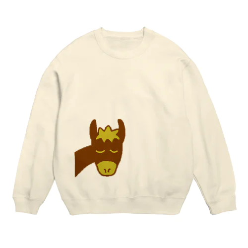 ろばデス Crew Neck Sweatshirt