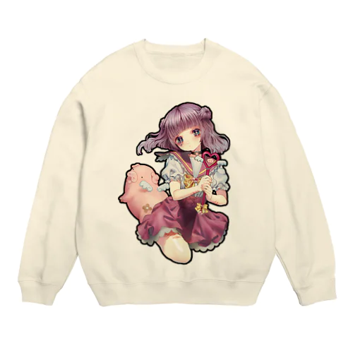 魔法少女 Crew Neck Sweatshirt