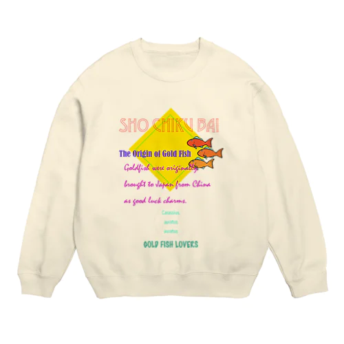 松竹梅 origin Crew Neck Sweatshirt