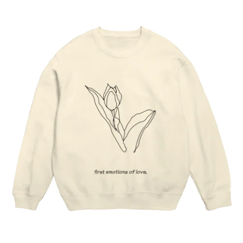 恋の芽生え Crew Neck Sweatshirt