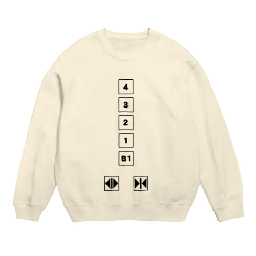 エレベーター Crew Neck Sweatshirt