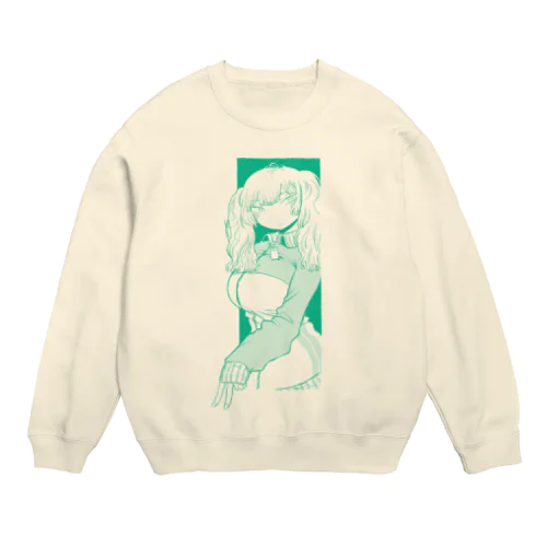 ふわふわピース Crew Neck Sweatshirt