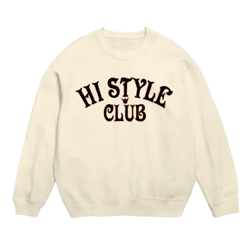 HI STYLE CLUB Crew Neck Sweatshirt