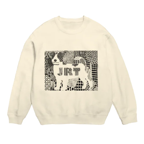 線の中にジャックが見える！ Crew Neck Sweatshirt