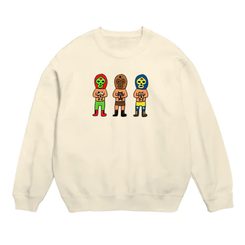 チマホマレスラー Crew Neck Sweatshirt