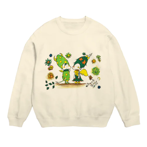 緑の天使達 Crew Neck Sweatshirt