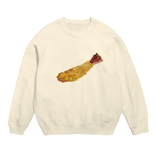 紙ワザえびフライ Crew Neck Sweatshirt