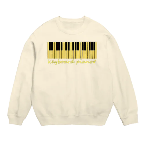 鍵盤ピアノ Crew Neck Sweatshirt