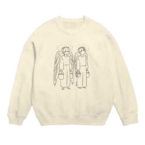 休日天使 Crew Neck Sweatshirt