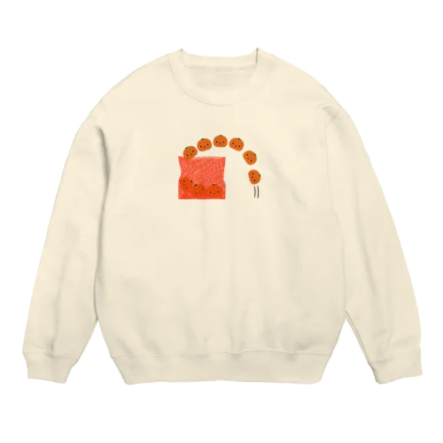 みかんの出荷 Crew Neck Sweatshirt