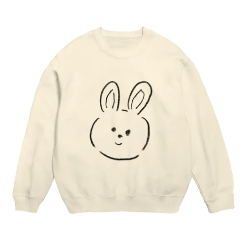 うさぎさん Crew Neck Sweatshirt