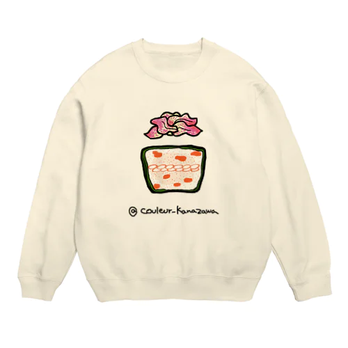 香箱蟹のテリーヌ Crew Neck Sweatshirt