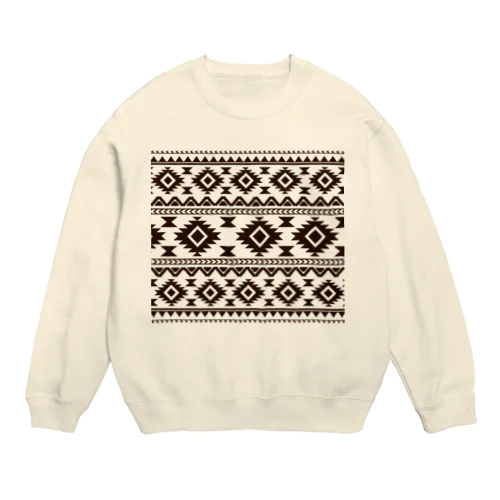 オルテガ柄 Crew Neck Sweatshirt