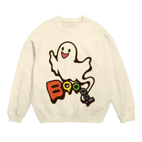 おばけちゃんばぁ!(Boo!ゴースト)カラフル Crew Neck Sweatshirt