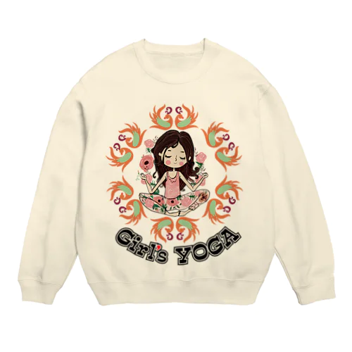 ガールズヨガ Crew Neck Sweatshirt