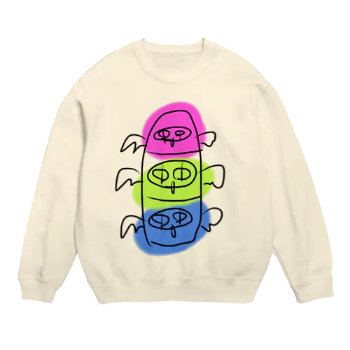 とーてむほうほう。 Crew Neck Sweatshirt