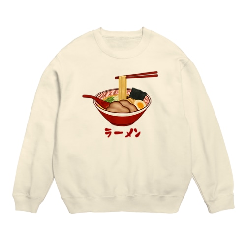 ラーメン Crew Neck Sweatshirt