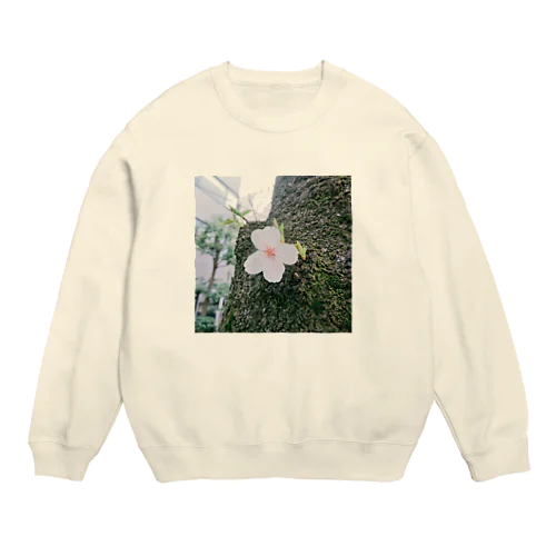 咲き誇れ、先の事など考えず。 Crew Neck Sweatshirt