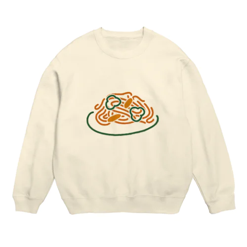 ヒモヒモなぽりたん Crew Neck Sweatshirt