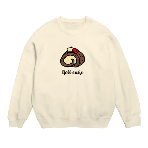 Roll cake🍰 Crew Neck Sweatshirt