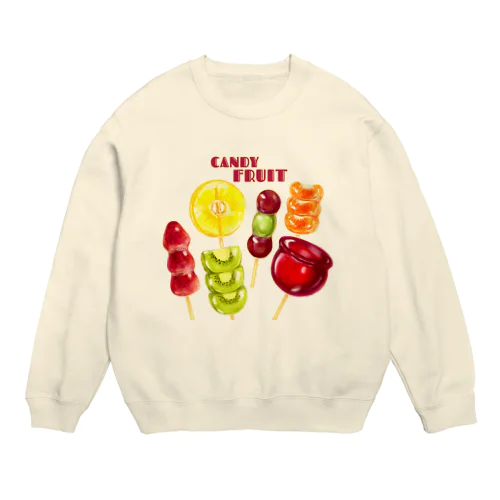 フルーツ飴 Crew Neck Sweatshirt