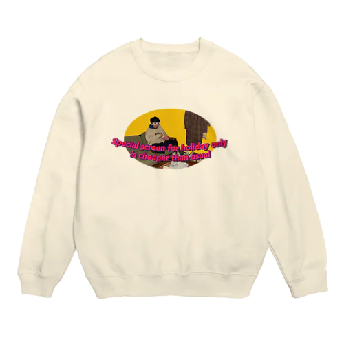 80's holiday Crew Neck Sweatshirt