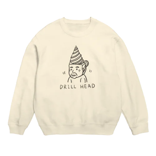 ドリルヘッド Crew Neck Sweatshirt